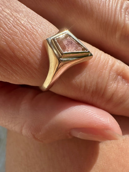 Fairtrade Sunstone Kite 9ct Ring